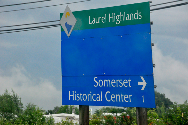 Laurel Highlands sign